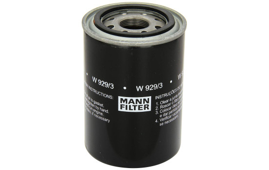 Filtro de aceite W 929/3 MANN-FILTER