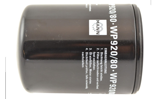 Filtro de aceite WP 920/80 Mann, Imagen 3