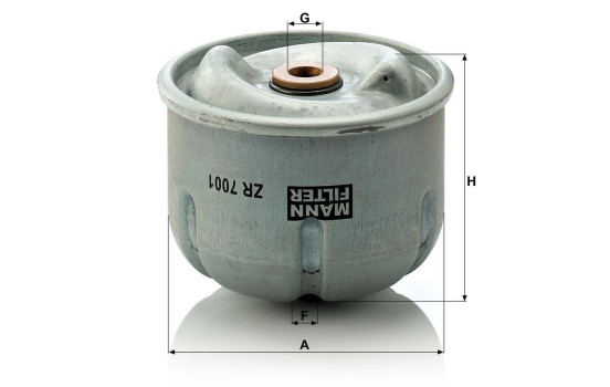Filtro de aceite ZR7001 Mann, Imagen 4