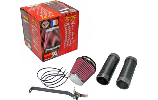 Kit de rendimiento K&N 57i compatible con BMW E87 118D/120D + E90 318D/320D 3/2007- (57-0680) K&N