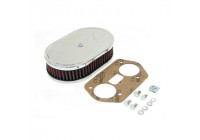 Filtro de carburador K&N DDO 178 mm x 114 mm ovalado 45 mm de altura (56-1160)
