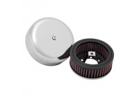 Filtro universal K&N Harley, Keihin/S&S Carb. 1976-> 133 mm, 51 mm de altura (RK-320B)