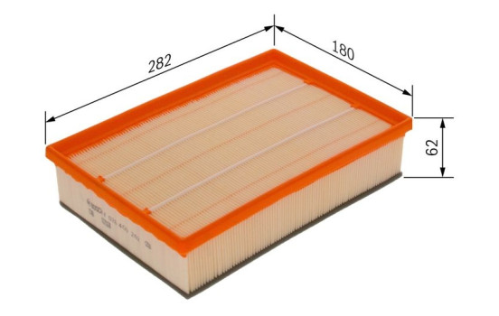 Cartucho de filtro de aire S0202 Bosch