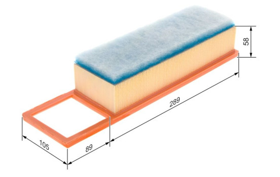 CARTUCHO DE FILTRO DE AIRE S0428 Bosch, Imagen 4