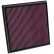 El filtro de repuesto K&N se adapta a Buick Verano / Chevrolet Cruze, Orlando / Opel Astra J Turbo, Cas 33-2966 K&N