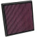 El filtro de repuesto K&N se adapta a Buick Verano / Chevrolet Cruze, Orlando / Opel Astra J Turbo, Cas 33-2966 K&N, Miniatura 2