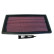 El filtro de repuesto K&N se adapta a Ford Aerostar, Explorer, Ka, Probe, Ranger, Taurus, Windstar, Lin 33-2024 K&N, Miniatura 2