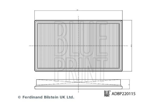 filtro de aire ADBP220115 Blue Print, Imagen 3