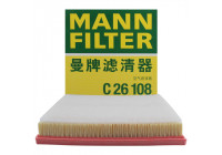 Filtro de aire C 26 108 MANN-FILTER
