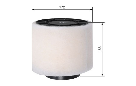 Filtro de aire CASE S0334 Bosch