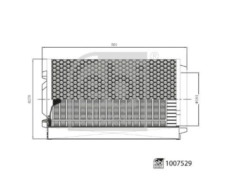 Filtro de aire Febi Plus 1007529