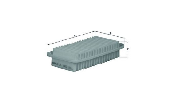 Filtro de aire LX 1002 Mahle, Imagen 3