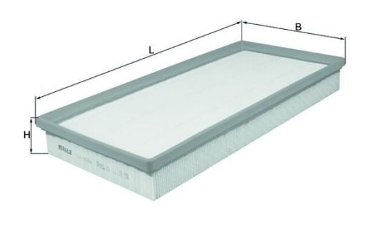 Filtro de aire LX 1004 Mahle, Imagen 3