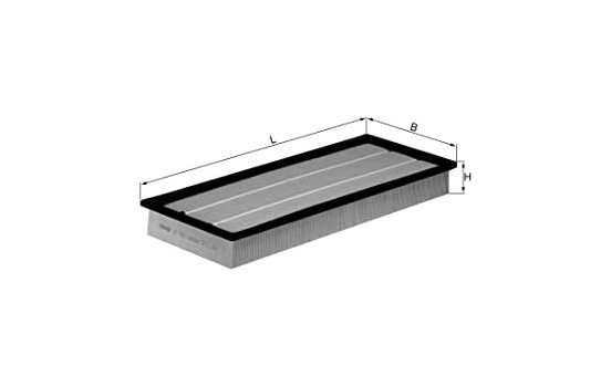 Filtro de aire LX 1151 Mahle