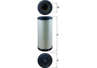 Filtro de aire LX 1241 Mahle