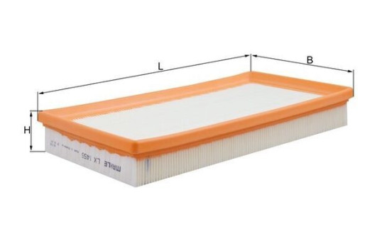 Filtro de aire LX 1455 Mahle, Imagen 2
