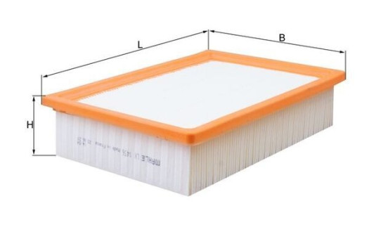 Filtro de aire LX 1456 Mahle, Imagen 3