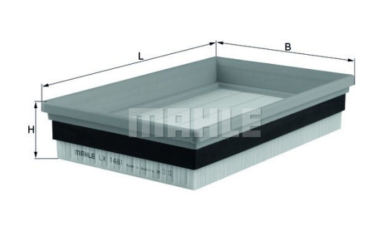Filtro de aire LX 1481 Mahle, Imagen 3