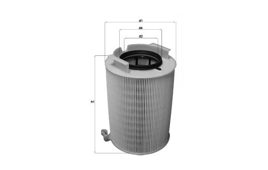 Filtro de aire LX 1566 Mahle, Imagen 2
