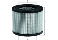 Filtro de aire LX 162 Mahle