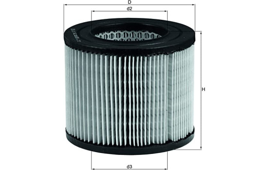 Filtro de aire LX 162 Mahle