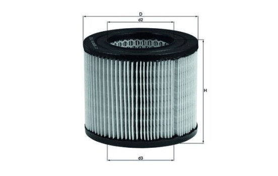 Filtro de aire LX 162 Mahle, Imagen 2