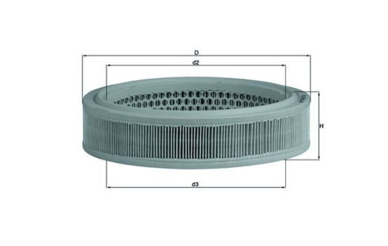 Filtro de aire LX 166 Mahle, Imagen 2