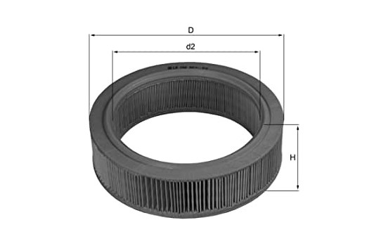 Filtro de aire LX 184 Mahle