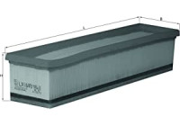 Filtro de aire LX 1849 Mahle
