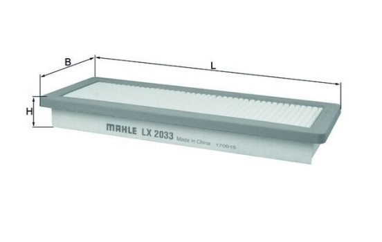 Filtro de aire LX 2033 Mahle, Imagen 3