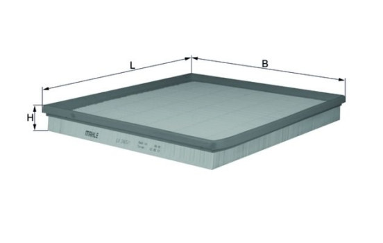 Filtro de aire LX 2065/1 Mahle, Imagen 3