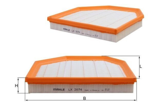 Filtro de aire LX 2074 Mahle, Imagen 2