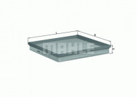 Filtro de aire LX 2881 Mahle