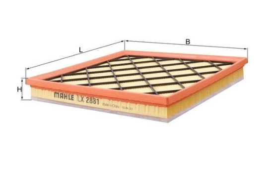Filtro de aire LX 2881 Mahle, Imagen 2