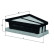 Filtro de aire LX 2911 Mahle, Miniatura 2