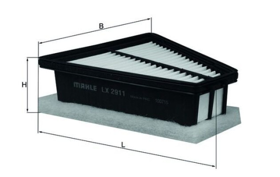 Filtro de aire LX 2911 Mahle, Imagen 2