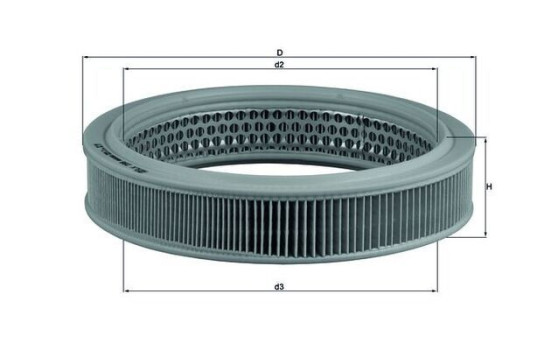Filtro de aire LX 298 Mahle, Imagen 2