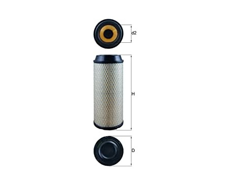 Filtro de aire LX 3008 Mahle