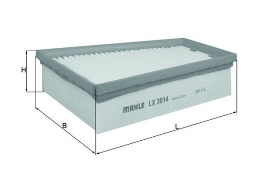 Filtro de aire LX 3014 Mahle, Imagen 2