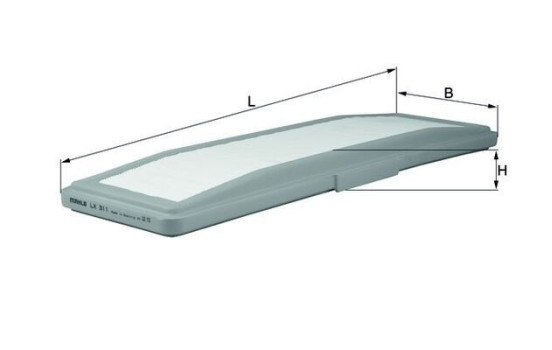 Filtro de aire LX 311 Mahle, Imagen 3