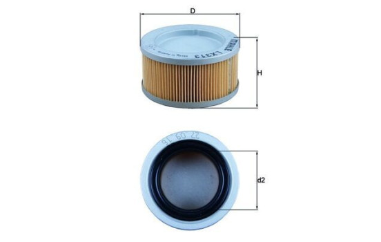 Filtro de aire LX 313 Mahle