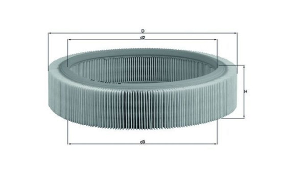 Filtro de aire LX 317 Mahle, Imagen 2