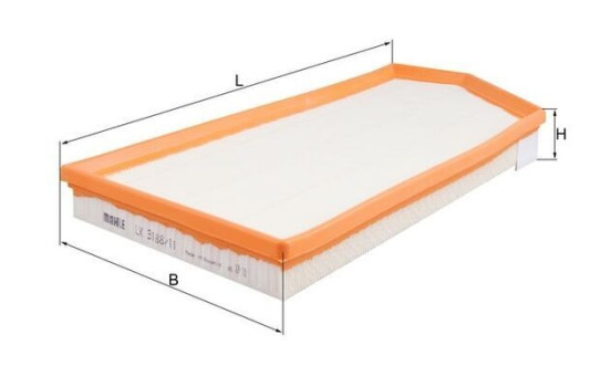 Filtro de aire LX 3188/11 Mahle, Imagen 2