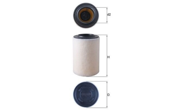 Filtro de aire LX 3286 Mahle, Imagen 2