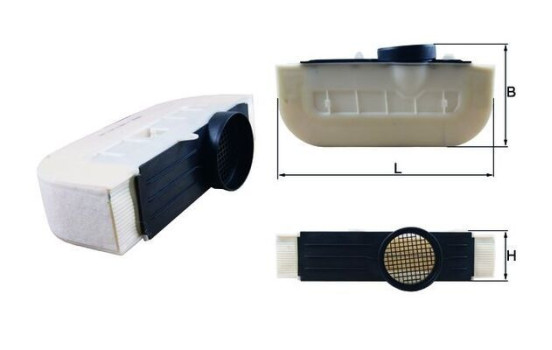 Filtro de aire LX 3294/4 Mahle, Imagen 2
