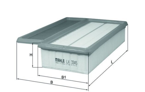 Filtro de aire LX 3345 Mahle, Imagen 3