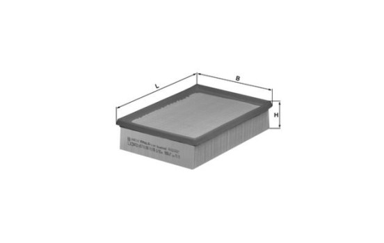 Filtro de aire LX 343 Mahle, Imagen 2