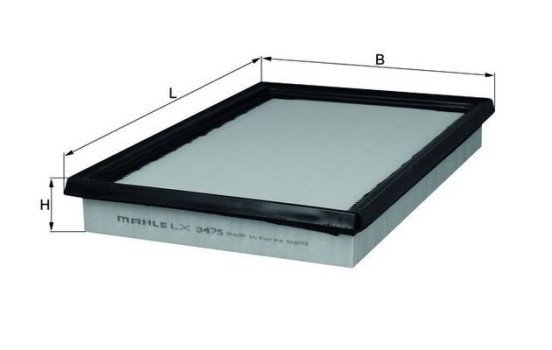 Filtro de aire LX 3475 Mahle, Imagen 2