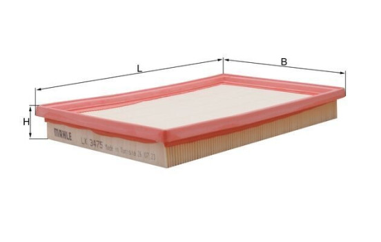 Filtro de aire LX 3475 Mahle, Imagen 3