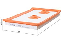 Filtro de aire LX 3525 Mahle